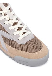 Calvin Klein Sneakersy Low Pro Runner Mix Mat HM0HM02208 Brązowy. Kolor: brązowy. Materiał: zamsz, skóra #2