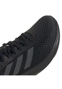 Adidas - Buty do biegania adidas SuperNova M GW9087 czarne. Kolor: czarny. Materiał: tkanina, syntetyk. Szerokość cholewki: normalna