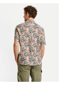 Bugatti Koszula 9253 58904A Kolorowy Slim Fit. Materiał: len. Wzór: kolorowy