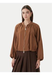 Marella Kurtka przejściowa Fico 2613041174 Brązowy Regular Fit. Kolor: brązowy. Materiał: wiskoza #1