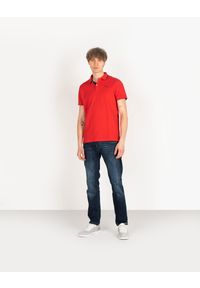 Pepe Jeans Koszulka Polo "Lucas" | PM541431 | Lucas | Mężczyzna | Czerwony. Okazja: na co dzień. Typ kołnierza: polo. Kolor: czerwony. Materiał: bawełna. Wzór: nadruk. Styl: casual