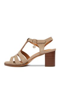 Lasocki Sandały CEO-25F531-4 Beżowy. Kolor: beżowy. Materiał: zamsz, skóra #8