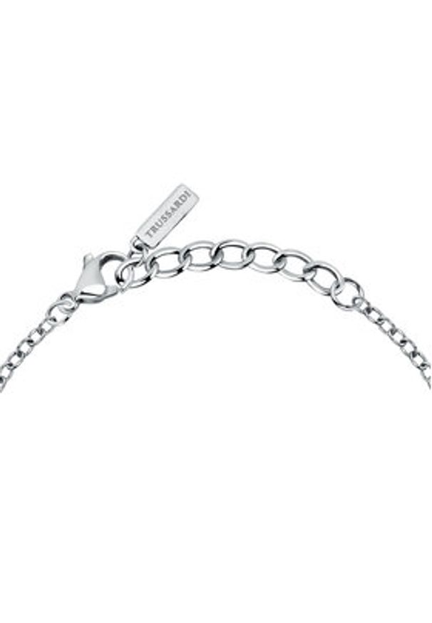Trussardi Jeans - Trussardi Bransoletka TJAXC56 Srebrny. Materiał: metalowe. Kolor: srebrny
