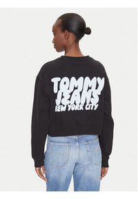 Tommy Jeans Bluza DW0DW21345 Czarny Relaxed Fit. Kolor: czarny. Materiał: bawełna #5