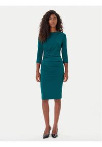 Rinascimento Sukienka koktajlowa CFC0126154003 Zielony Slim Fit. Kolor: zielony. Materiał: syntetyk. Styl: wizytowy