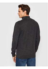 Selected Homme Sweter Berg 16074687 Szary Regular Fit. Kolor: szary. Materiał: bawełna