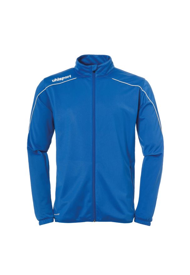 UHLSPORT - Kurtka Uhlsport Stream 22. Kolor: wielokolorowy, niebieski, biały. Materiał: tkanina, dresówka. Sport: piłka nożna, fitness