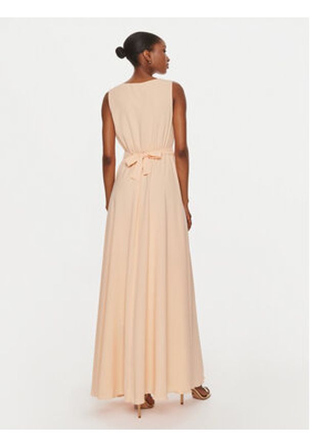 Rinascimento Sukienka wieczorowa CFC0119070003 Pomarańczowy Regular Fit. Kolor: pomarańczowy. Materiał: syntetyk. Styl: wizytowy