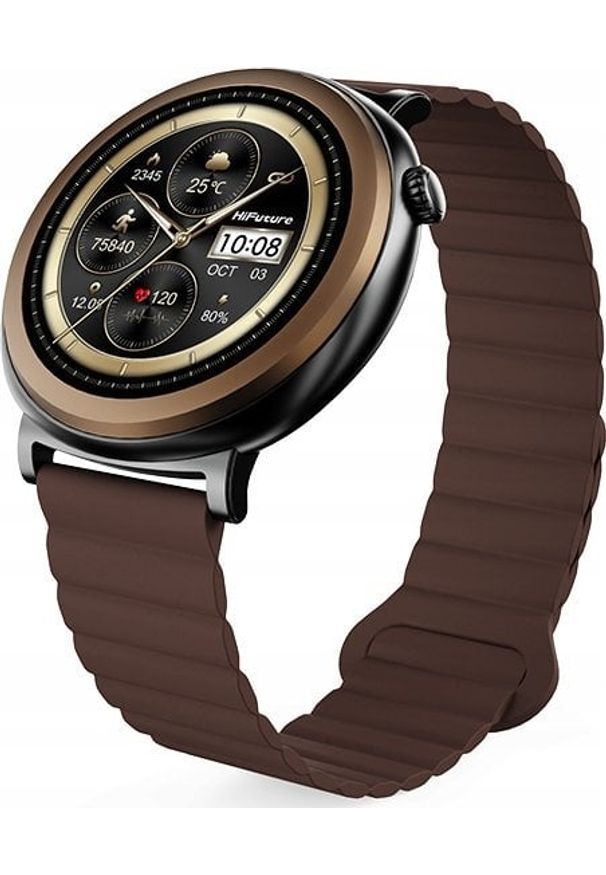 HiFuture smartwatch Aurora brązowy/brown HSSW11BN. Rodzaj zegarka: smartwatch. Kolor: brązowy