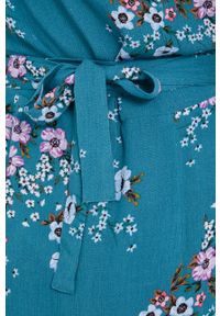 medicine - Medicine - Sukienka Staycation. Kolor: zielony. Materiał: tkanina. Długość rękawa: krótki rękaw. Typ sukienki: rozkloszowane #5