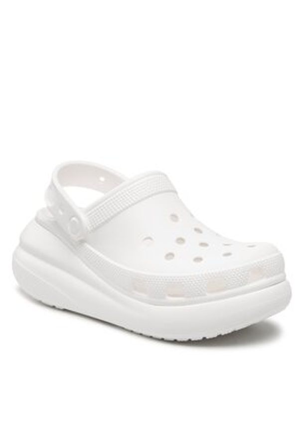 Crocs Klapki Classic Crush Clog 207521 Biały. Kolor: biały