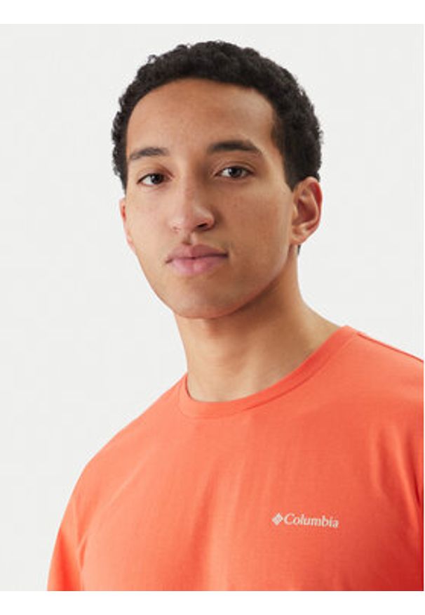 columbia - Columbia T-Shirt CSC™ 2155021 Pomarańczowy Regular Fit. Kolor: pomarańczowy. Materiał: bawełna