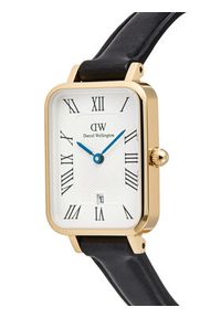 Daniel Wellington Zegarek Quadro Roman Numerals Date DW00100865 Czarny. Kolor: czarny #3