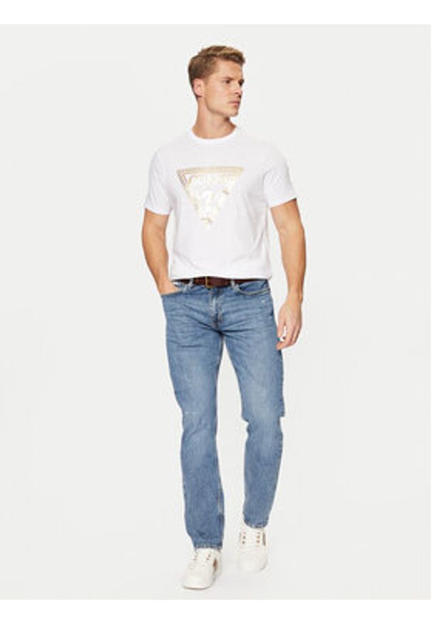 Guess Jeansy M5RA1C D5M52 Niebieski Slim Fit. Kolor: niebieski