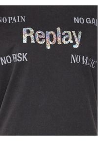 Replay T-Shirt W3072A.000.22658M Czarny Regular Fit. Kolor: czarny. Materiał: bawełna #5