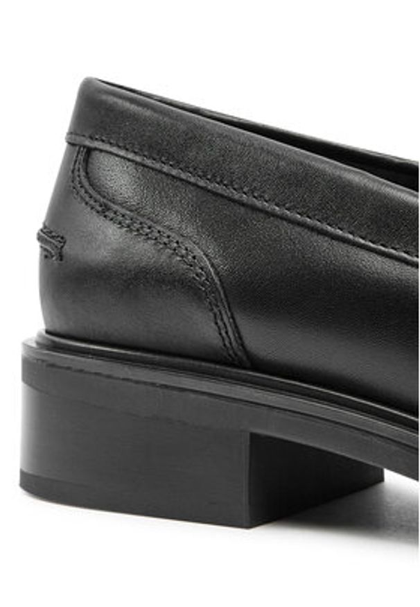 TOMMY HILFIGER - Tommy Hilfiger Loafersy FW0FW08257 Czarny. Kolor: czarny. Materiał: skóra
