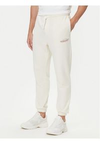 Jack & Jones - Jack&Jones Spodnie dresowe Kane Billy 12283257 Écru Relaxed Fit. Materiał: bawełna