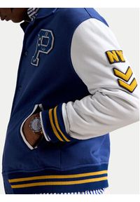 Polo Ralph Lauren Kurtka bomber 710964979001 Niebieski Regular Fit. Typ kołnierza: polo. Kolor: niebieski. Materiał: bawełna #4
