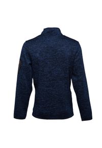 PEAK MOUNTAIN - Bluza polarowa typu half zip Peak Mountain Cypar. Kolor: niebieski. Materiał: polar. Sezon: zima. Sport: narciarstwo