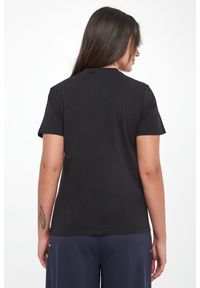 Liu Jo - T-shirt damski z nadrukiem i cyrkoniami LIU JO. Wzór: nadruk #3