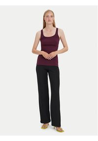 Vero Moda Top Maxi 10185110 Fioletowy Regular Fit. Kolor: fioletowy. Materiał: bawełna