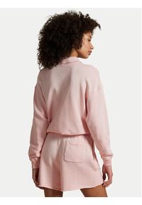 Polo Ralph Lauren Bluza 211965097007 Różowy Relaxed Fit. Typ kołnierza: polo. Kolor: różowy. Materiał: bawełna #3