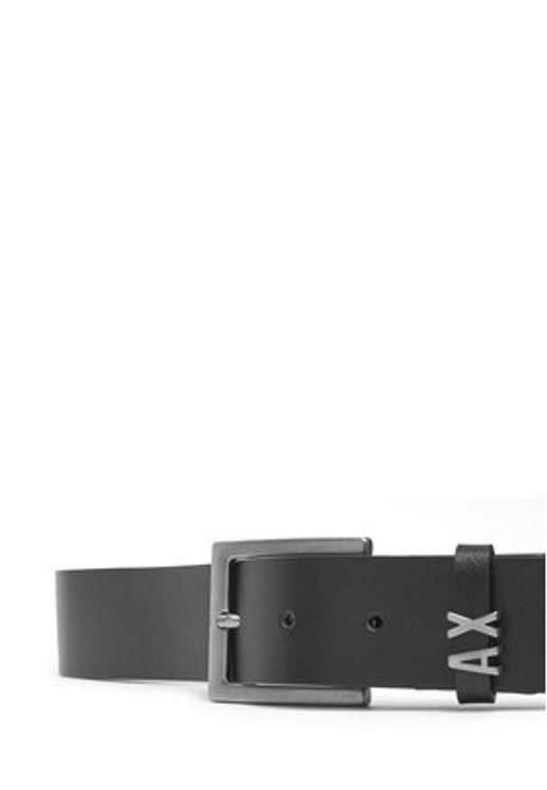 Armani Exchange Pasek Męski XM000606 AF12704 UC001 Czarny. Kolor: czarny. Materiał: skóra