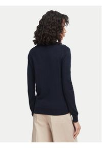 Beverly Hills Polo Club Sweter P-SS26W-M536563 Granatowy Regular Fit. Typ kołnierza: polo. Kolor: niebieski. Materiał: bawełna #4