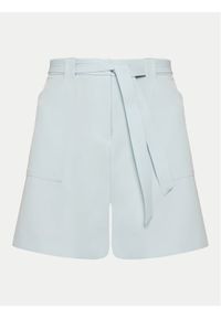 Guess Szorty materiałowe W5GD0I WH9Y2 Błękitny Classic Fit. Kolor: niebieski. Materiał: syntetyk