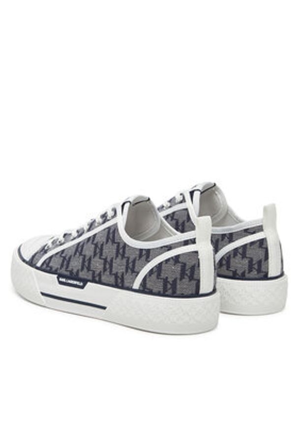 Karl Lagerfeld - KARL LAGERFELD Trampki KL50425 Granatowy. Kolor: niebieski. Materiał: materiał