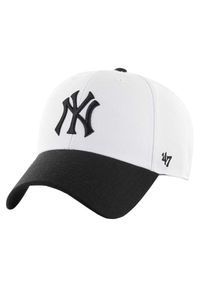 47 Brand - Czapka z daszkiem męska New York Yankees MLB Cap. Kolor: biały. Materiał: bawełna #1