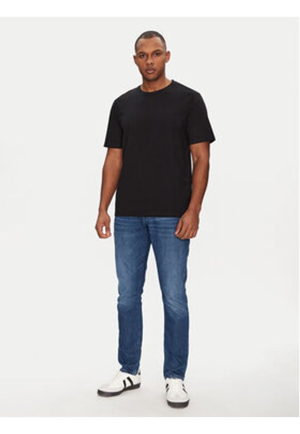 Jack & Jones T-Shirt Perfect 12268229 Czarny Regular Fit. Kolor: czarny. Materiał: bawełna