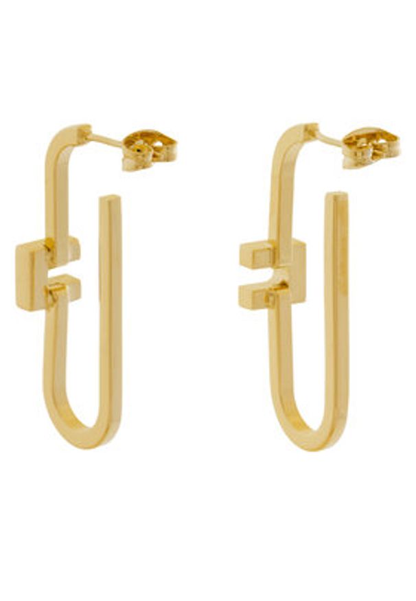 Elisabetta Franchi Kolczyki OR-55M-51E2-V150 Złoty. Materiał: metalowe. Kolor: złoty