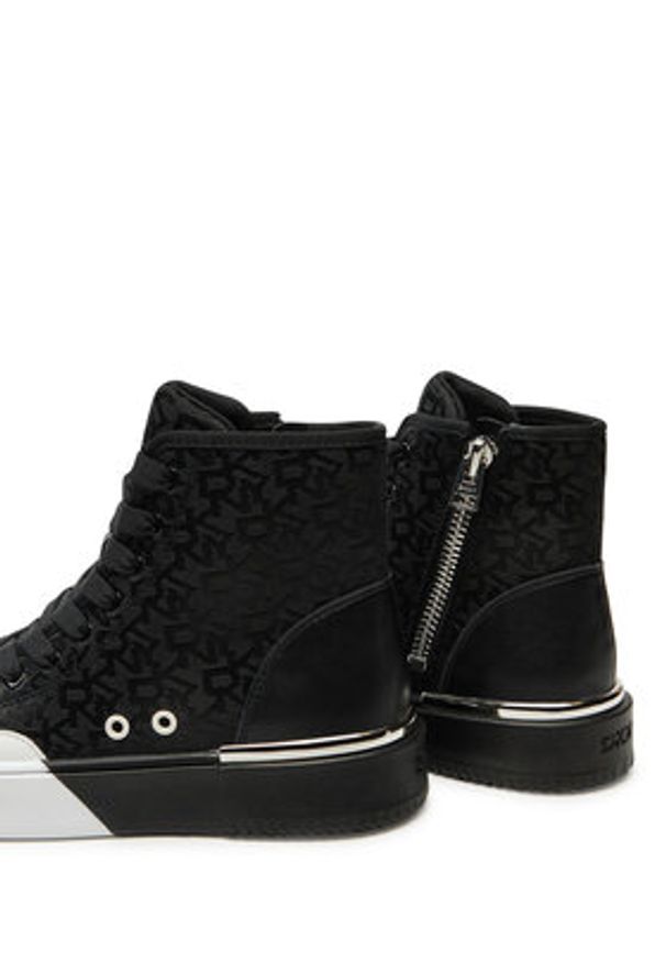 DKNY Sneakersy Bitsy K4497396 Czarny. Kolor: czarny. Materiał: skóra