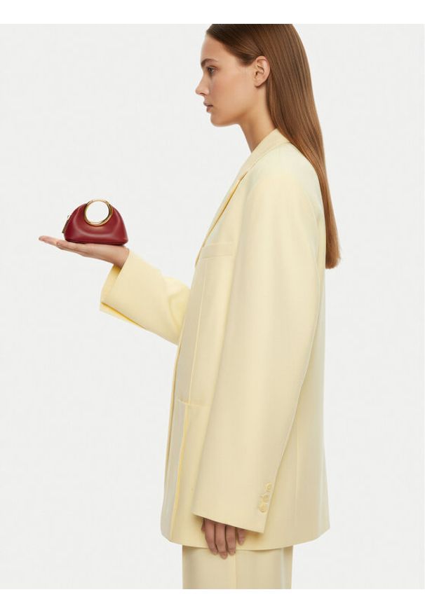 JACQUEMUS Bilonówka Le Porte Calino 25E251SL142-3171 Czerwony. Kolor: czerwony. Materiał: skóra