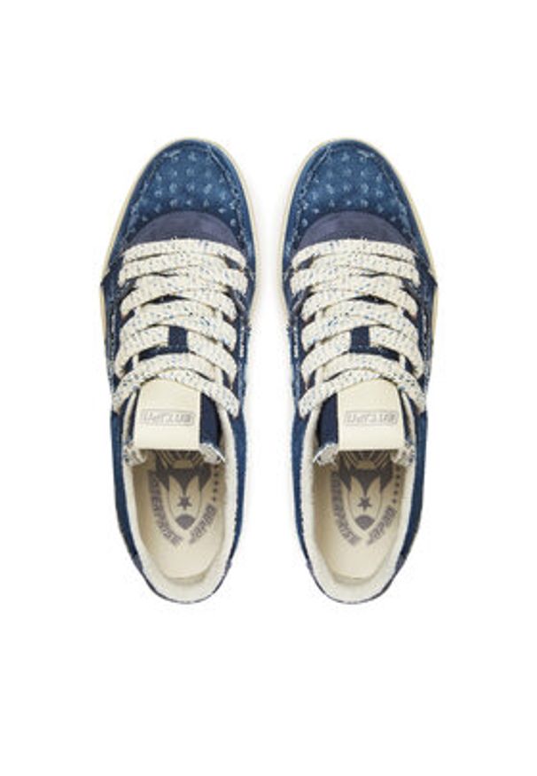 Enterprise Japan Sneakersy BB5003 TX342 Granatowy. Kolor: niebieski. Materiał: materiał