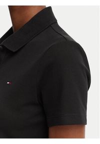 Tommy Jeans Polo Essential DW0DW22820 Czarny Regular Fit. Typ kołnierza: polo. Kolor: czarny. Materiał: bawełna #5