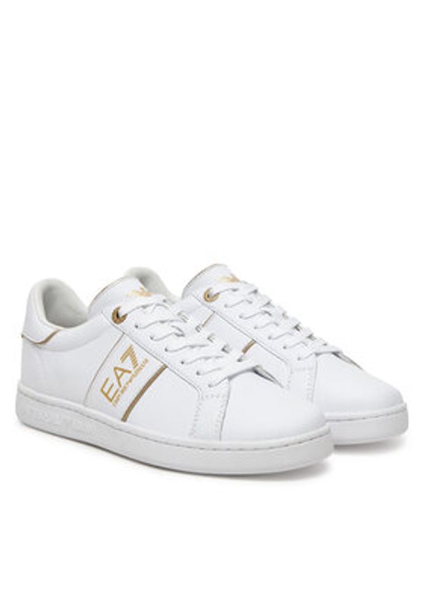 EA7 Emporio Armani Sneakersy X8X102 XK346 U447 Biały. Kolor: biały. Materiał: skóra