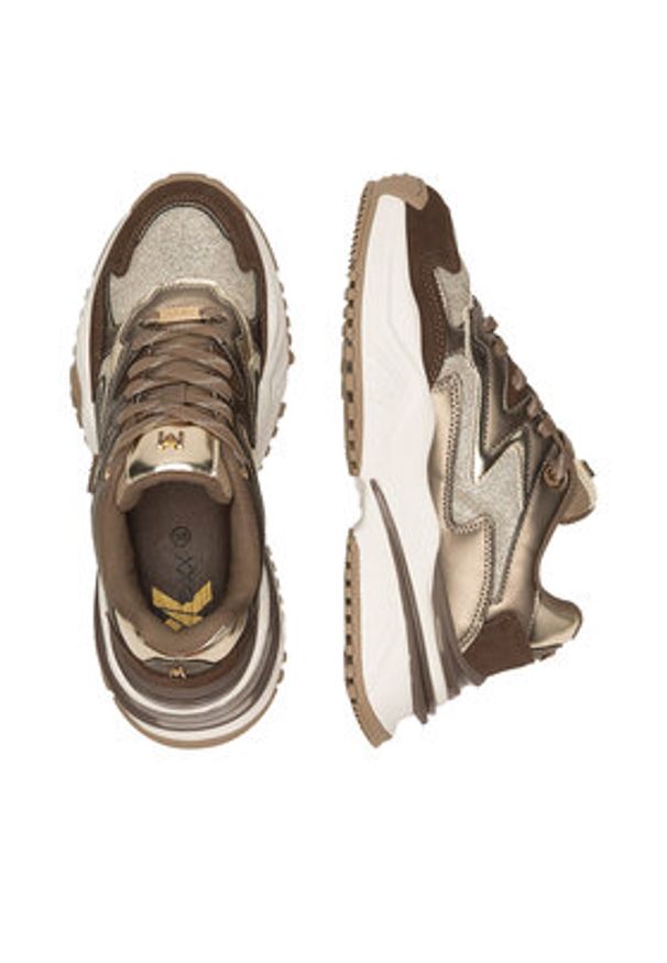 MEXX Sneakersy MI001009743W Złoty. Kolor: złoty. Materiał: materiał