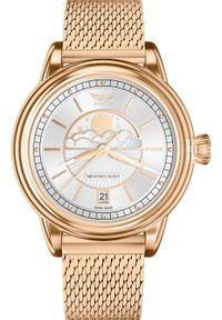 AVIATOR - Zegarek Aviator Zegarek damski Aviator V.1.33.2.251.5 różowe złoto. Kolor: złoty, wielokolorowy, różowy #1