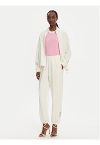 Liu Jo Sport Bluza TA5225 J4869 Écru Regular Fit. Materiał: syntetyk. Styl: sportowy #5