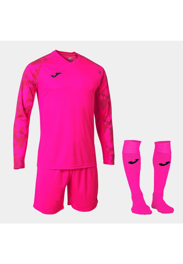 Zestaw do piłki nożnej dla dzieci Joma Zamora VII. Kolor: różowy. Materiał: dresówka. Styl: sportowy