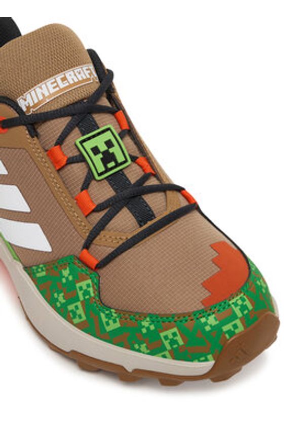 Adidas - adidas Trekkingi Minecraft Terrex Ax4R Hiking JR1289 Brązowy. Kolor: brązowy. Materiał: materiał. Model: Adidas Terrex. Sport: turystyka piesza