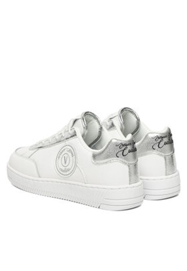 Versace Jeans Couture Sneakersy 79VA3SJ5 Biały. Kolor: biały. Materiał: skóra