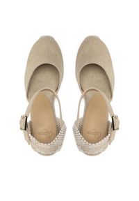Castañer Espadryle Carol/6/002 021655-2017 Beżowy. Kolor: beżowy. Materiał: materiał