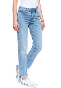 Lee - SPODNIE DAMSKIE LEE Mom Straight GET LIGHT L32IGASM 112107564 #9