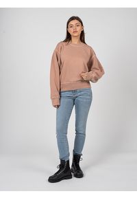 Diesel Bluza "Lym" | A04822-0NQAZ | Kobieta | Beżowy. Kolor: beżowy. Materiał: bawełna. Wzór: jednolity