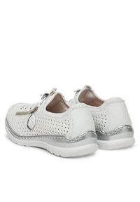 Rieker Sneakersy L3296-82 Biały. Kolor: biały. Materiał: syntetyk, materiał #5