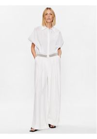 Fabiana Filippi Koszula CAD273W356 Biały Regular Fit. Kolor: biały. Materiał: bawełna #3