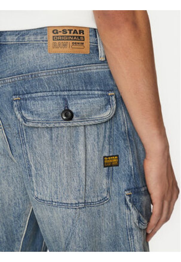 G-Star RAW - G-Star Raw Jeansy Bend 3D D26111-D499 H121 Niebieski Loose Fit. Kolor: niebieski